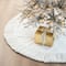 Glitzhome® Deluxe Velvet Ruffled Christmas Tree Skirt